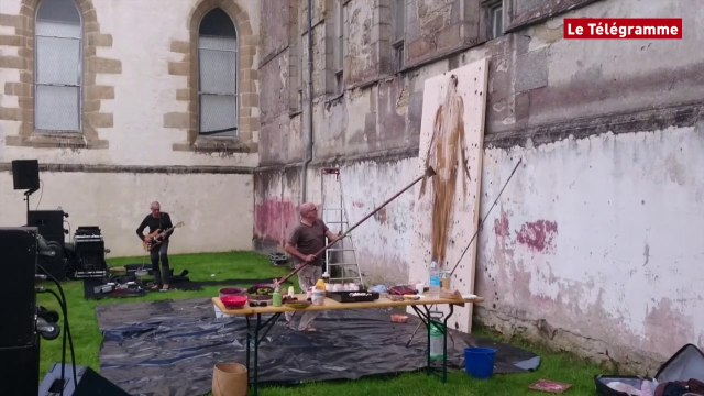 Quimperlé. Paul Bloas et Serge Tessot-Gay en public