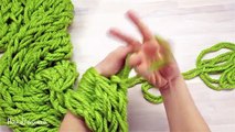 Astuces : faites-vous des tricots sans utiliser une aiguille.