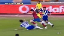 Messi humilla a sus rivales dejandolos en el suelo