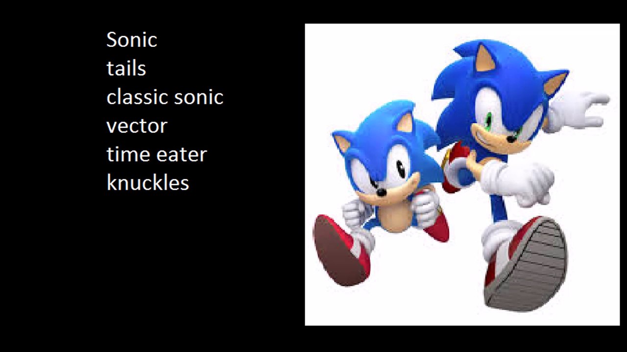 Sonic generations imaginary style credits