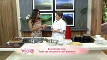 Deliciosa torta de banana com chocolate - Receitas