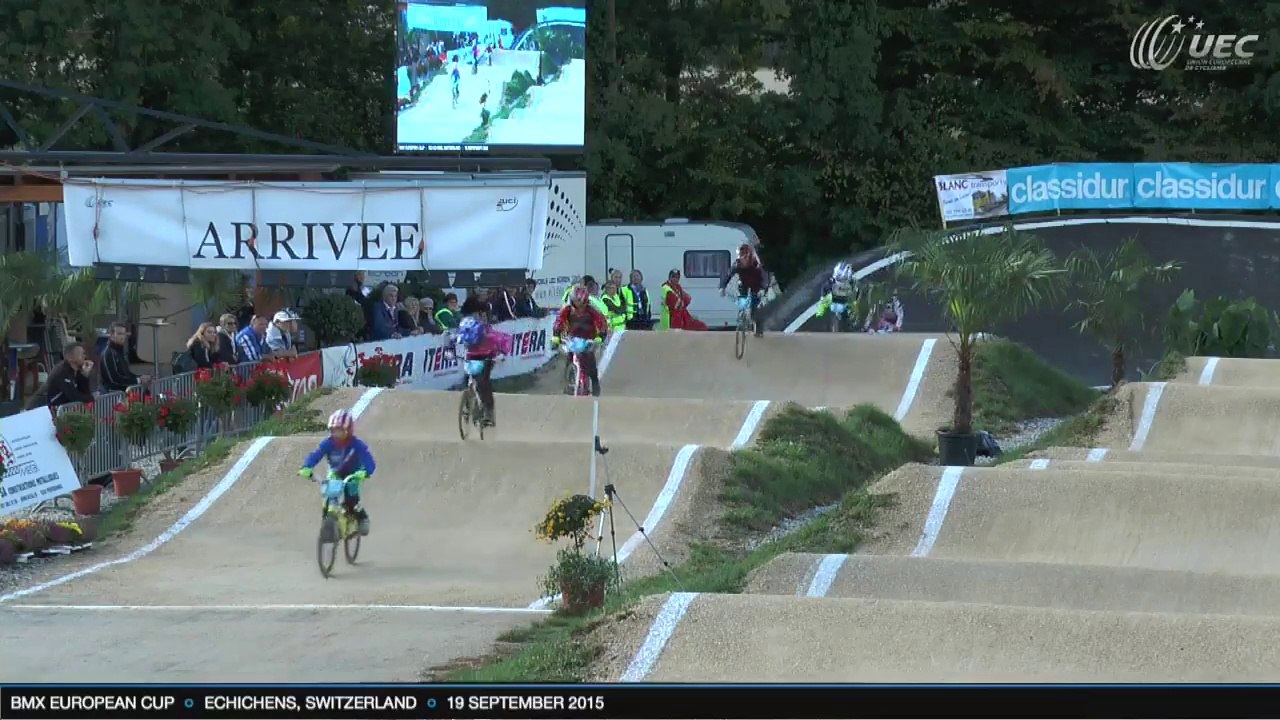 REPLAY 1/4 FINALS SATURDAY BMX EUROPEAN CUP ECHICHENS, SWITZERLAND - 19 SEPTEMBER 2015