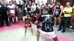 5 year old shows his Muay Thai skills