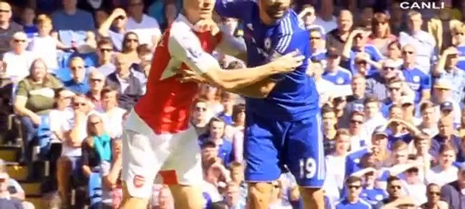 Gabriel Paulista Fight Diego Costa - Chelsea 2-0 Arsenal EPL 2015 (All Goals)