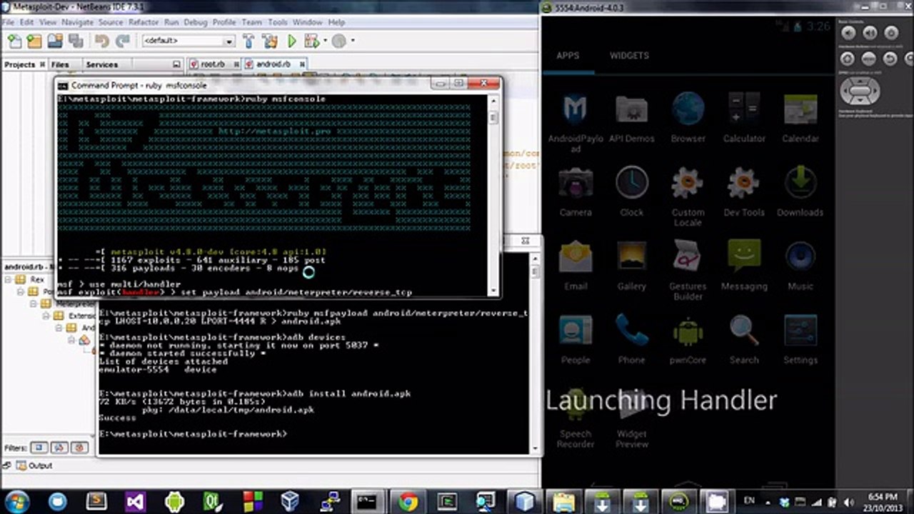 Getting a Remote Shell on an Android Device using Metasploit