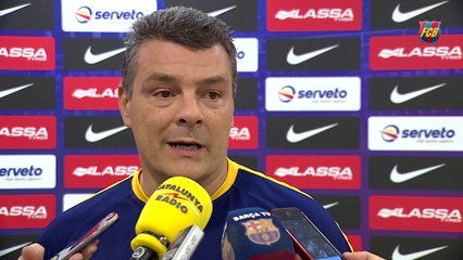 FCB Lassa (handbol) Xavi Pascual: “Aquesta nova Champions és espectacular i de màxim nivell d’exigència”
