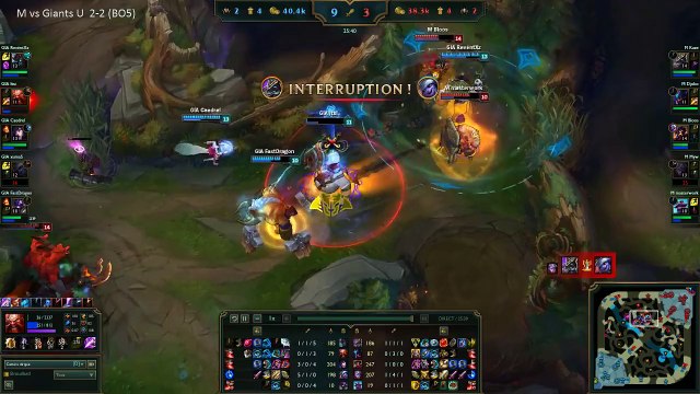 Millenium LoL vs Giants Underdoges - Game 5 et interview djoko