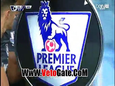 موسيس يتقدم بالهدف الاول وست هام فى مرمى المان سيتى