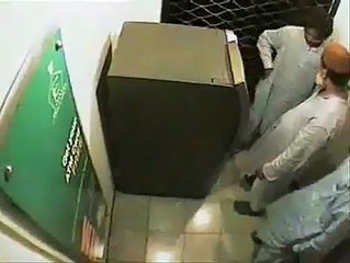 Make Sure You Locked ATM Door Pakistani ATM Robery