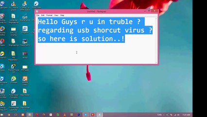 How to Remove shortcut virus