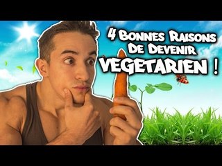 4 BONNES RAISONS DE DEVENIR VÉGÉTARIEN !