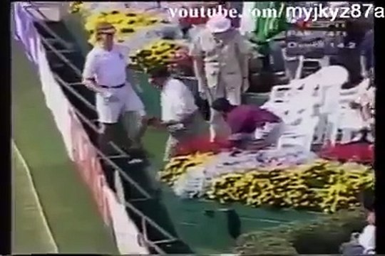 Shahid Afridi smashed 109 runs off 94 balls with 7 FOURS and 6 SIXES against India at Toronto.