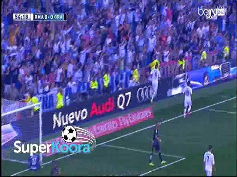 هدف مباراة ( ريال مدريد	 1-0  غرناطة	) الدوري الأسباني الدرجة الأولى