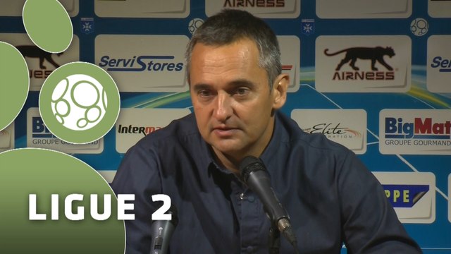 Conférence de presse AJ Auxerre - Clermont Foot (1-0) : Jean-Luc VANNUCHI (AJA) - Corinne DIACRE (CF63) - 2015/2016