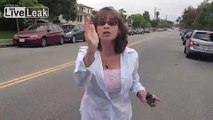 Crazy Road Rage Lady wastes 911 resources and uses idle threats of intimidation? Or not? (WARNING: Swearing)