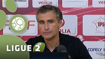 Conférence de presse Dijon FCO - Havre AC (2-1) : Olivier DALL'OGLIO (DFCO) - Thierry GOUDET (HAC) - 2015/2016