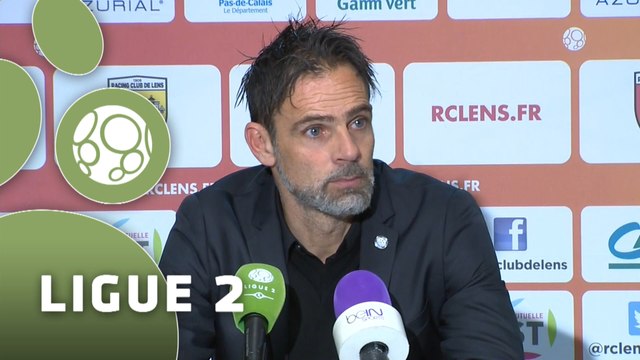 Conférence de presse RC Lens - Tours FC (1-1) : Antoine KOMBOUARE (RCL) - Marco SIMONE (TOURS) - 2015/2016