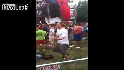 Guy Dancing Like a Fool at Bonnaroo