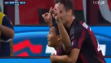 Carlos Bacca Goal AC Milan 1 - 0 Palermo Serie A 19-9-2015