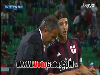 "جياكومو بونافنتورا"يتقدم بالهدف الثانى للميلان فى باليرمو