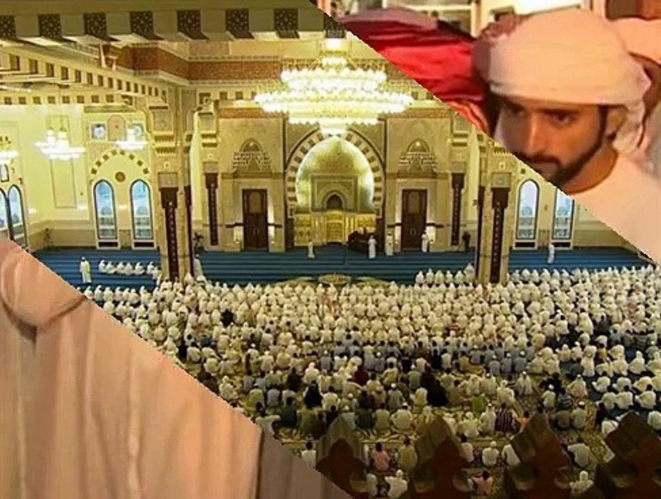 الصور الأولى من عزاء نجل حاكم دبي وفيديو للحظة دخول نعشه إلى المسجد(1)