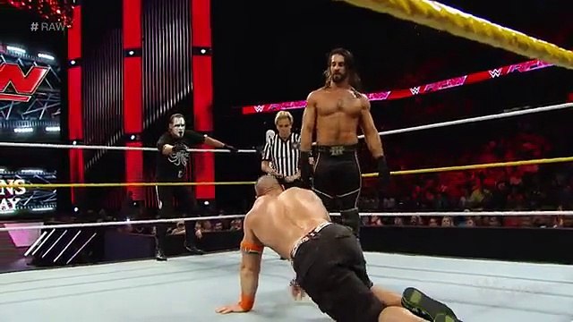 John Cena & Sting vs. Big Show & Seth Rollins- Raw, Sept. 14, 2015