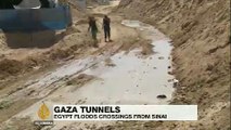 Flooding of Gaza tunnels cuts off Palestinian lifeline