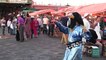 Saïd, homme danseuse de la place Jemaa el-Fna à Marrakech