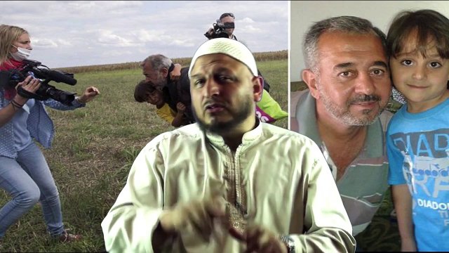 Hungarian Reporter Kicking Refugees: Muslim Response!