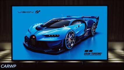 TRAILER Bugatti Vision Gran Turismo Concept 2015 @ 60 FPS