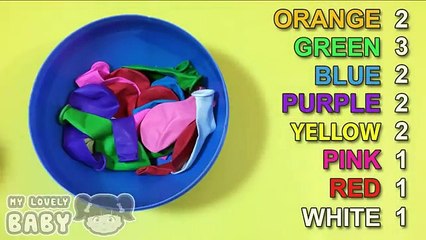 Learn Colors and to Count with Balloons and Surprise Eggs! Funny Learning Contest [Full Episode]