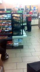 teddyboygreg going full retard at 711 in his wheel chair
