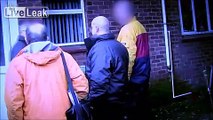 The British government evicting a former British soldier from his house