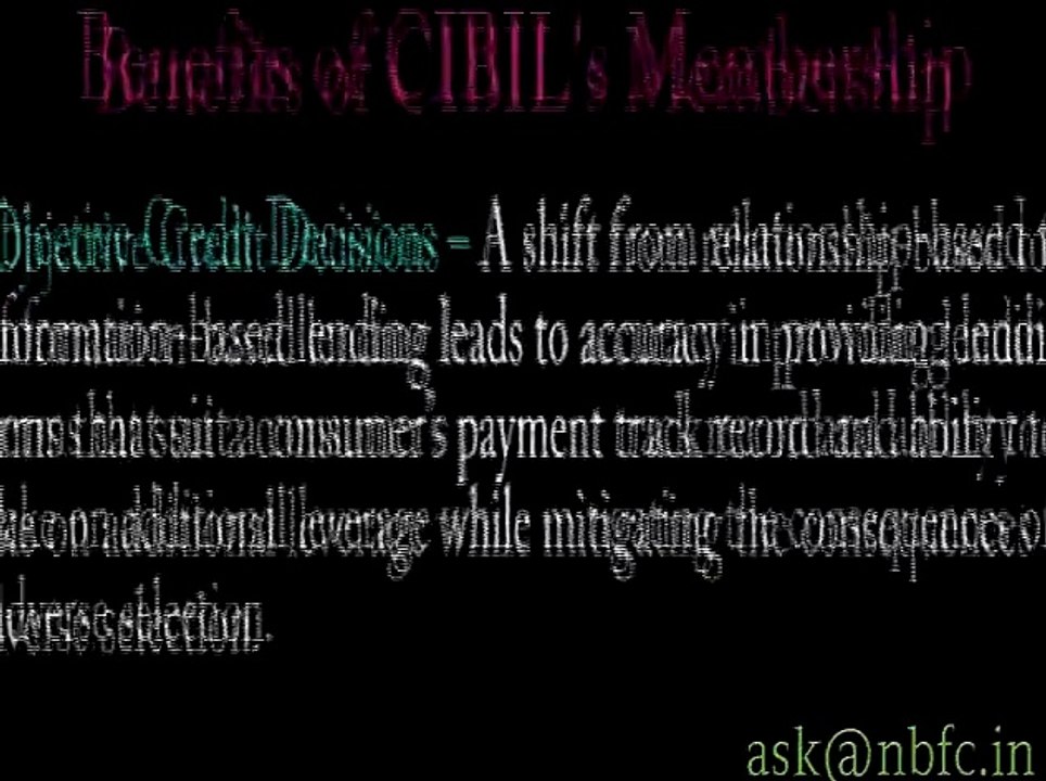 Ozg Banking - CIBIL Membership for NBFC in Ahmedabad, Gujarat - Email - ask@nbfc.in