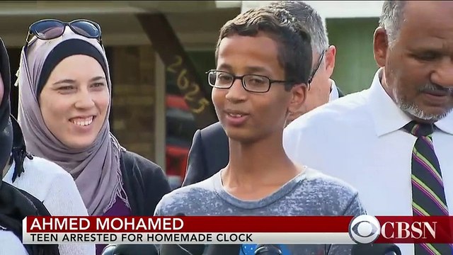 Ahmed Mohamed - A 14 Year old muslim student got arrested for making a homemade digital clock in America