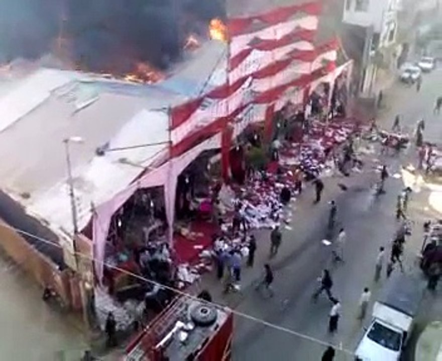 حريق المعرض الصيني في شبين الكوم 2007