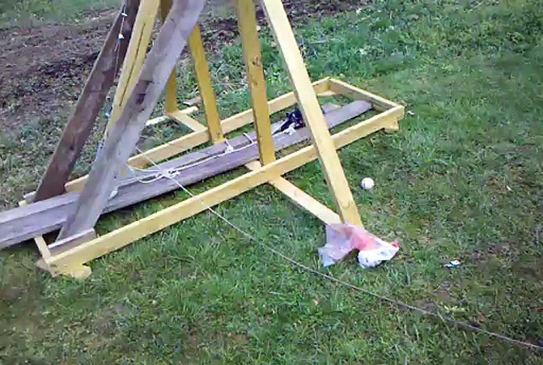 Home-made Trebuchet