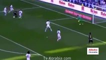 يوسف العربي يتلاعب بدفاع ريال مدريد(ريال مدريد 1-0 غرناطة) 19-9-2015 الدوري الاسبان