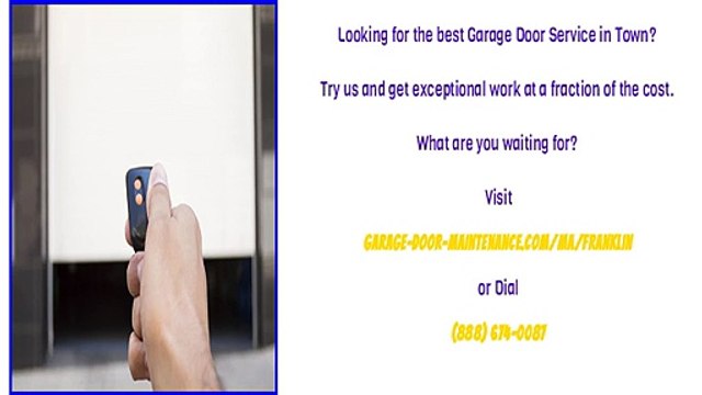 Expert Garage Door Repair Franklin, MA