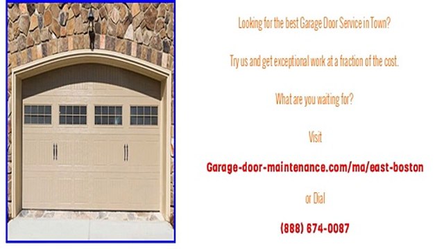 Garage Door Parts Repair & Replacement in East Boston, MA