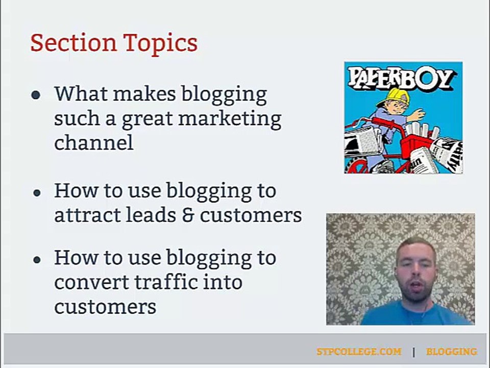 Intro to Blogging for Business  what kinds of businesses....