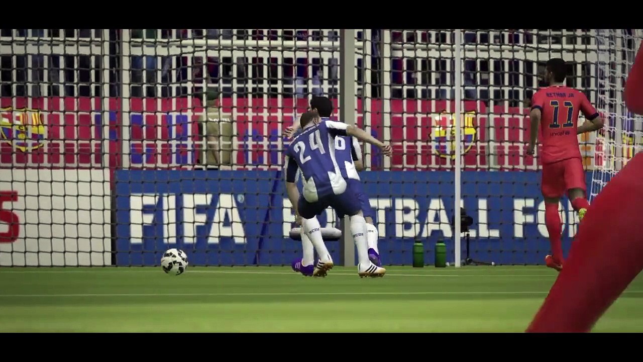 FIFA 15 Mejores jugadas Derbi catalán ESP-FCB