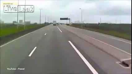 Immigrants breaking into a truck trying to get in to the uk