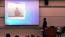 Maths teacher showing some tricks to entertain his students - Comedy Computer Tricks