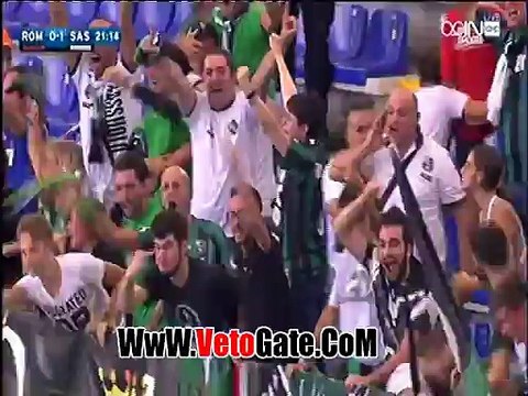 ديفريل يتقدم بالهدف الاول ساسولو فى مرمى روما