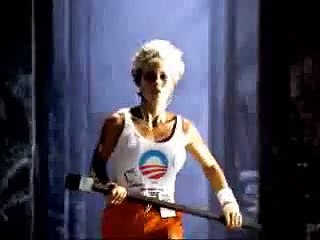 Votez  différent ! (parodie Apple avec Hillary Clinton)