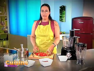 Verrines aux fraises et tomates