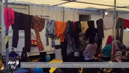 Migrants rescued at sea, others on way to Hungary-Austria border