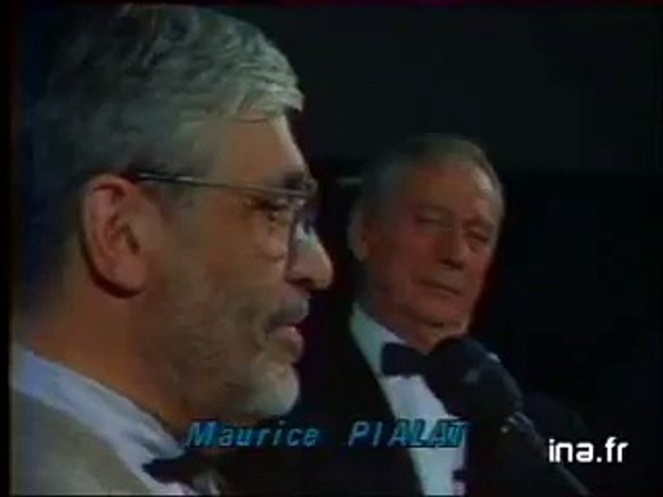 Maurice Pialat au festival de Cannes en 1987