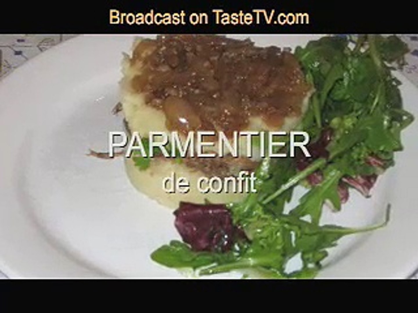 Parmentier De Confit De Canard Video Dailymotion